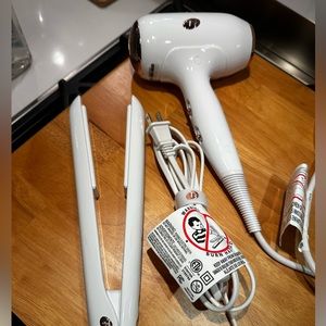 T3 flatiron and blow dryer combo
